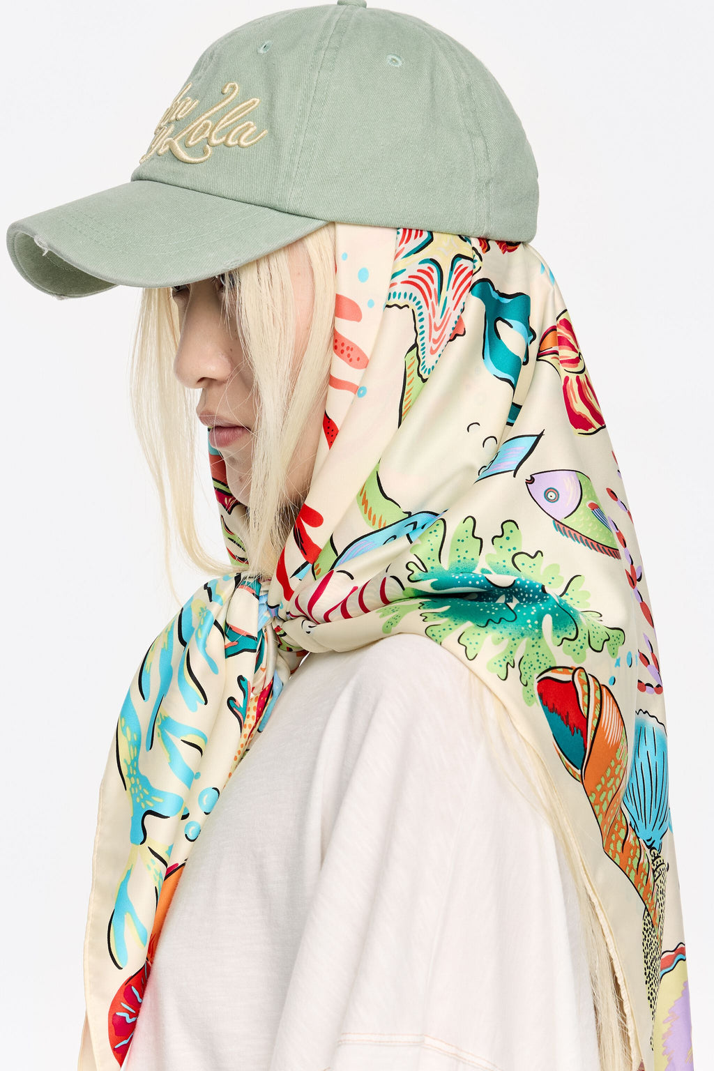Ivory seabed scarf