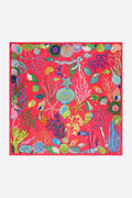 Fuchsia seabed scarf
