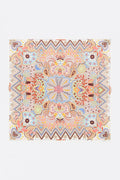 Beige birds and mini prints scarf