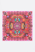 Strawberry birds and mini prints scarf