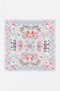 Lilac birds and mini print scarf