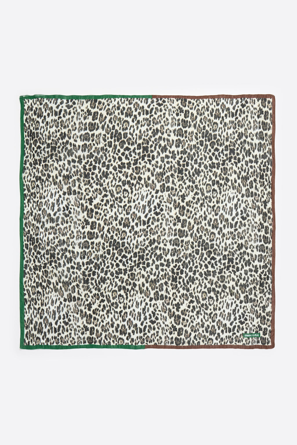 Ivory Leopard scarf