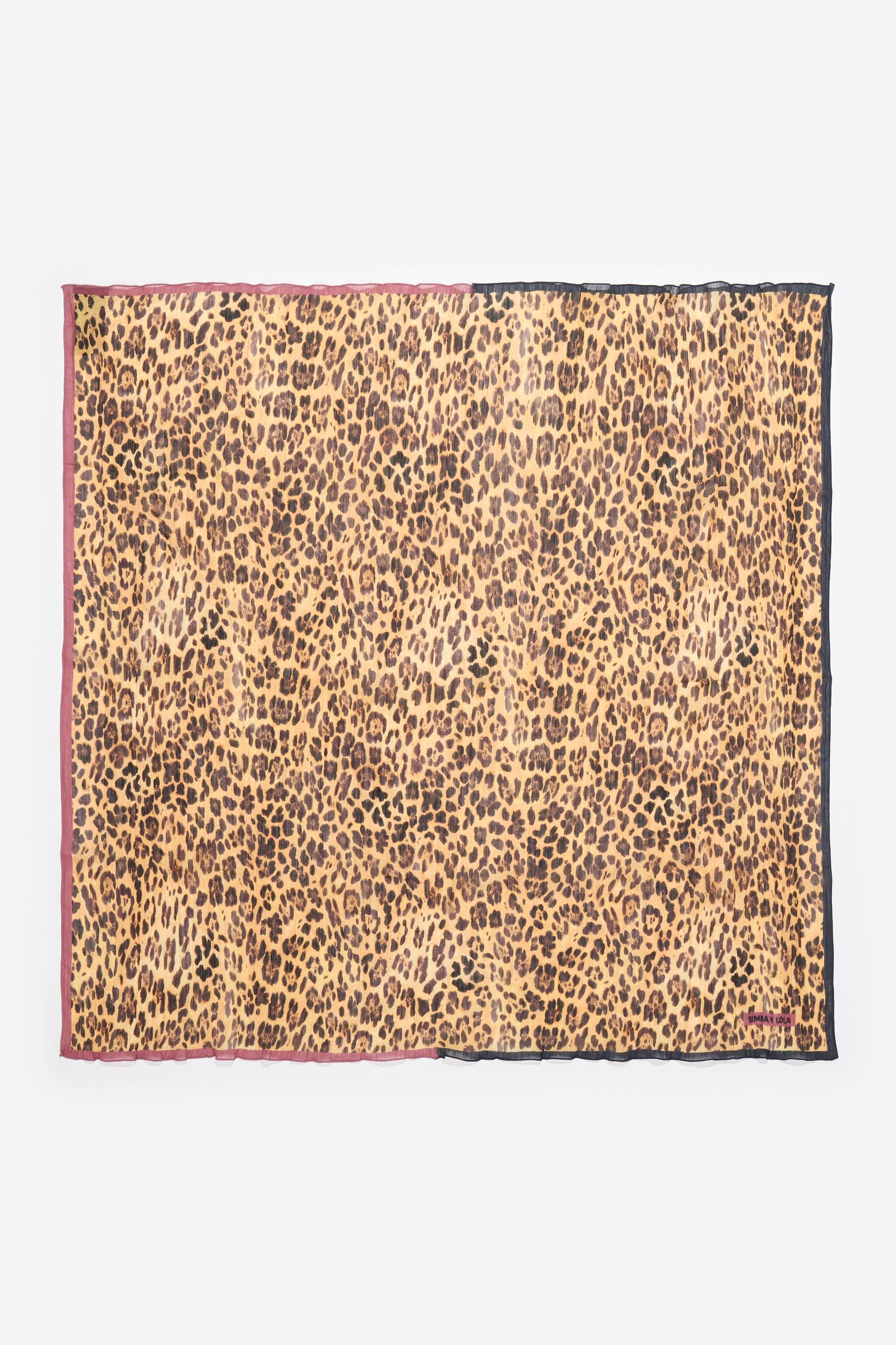 Natural Leopard scarf