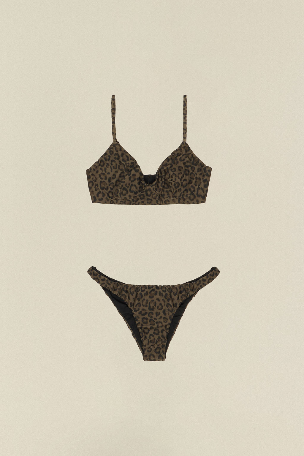 Khaki leopard Daniele bikini