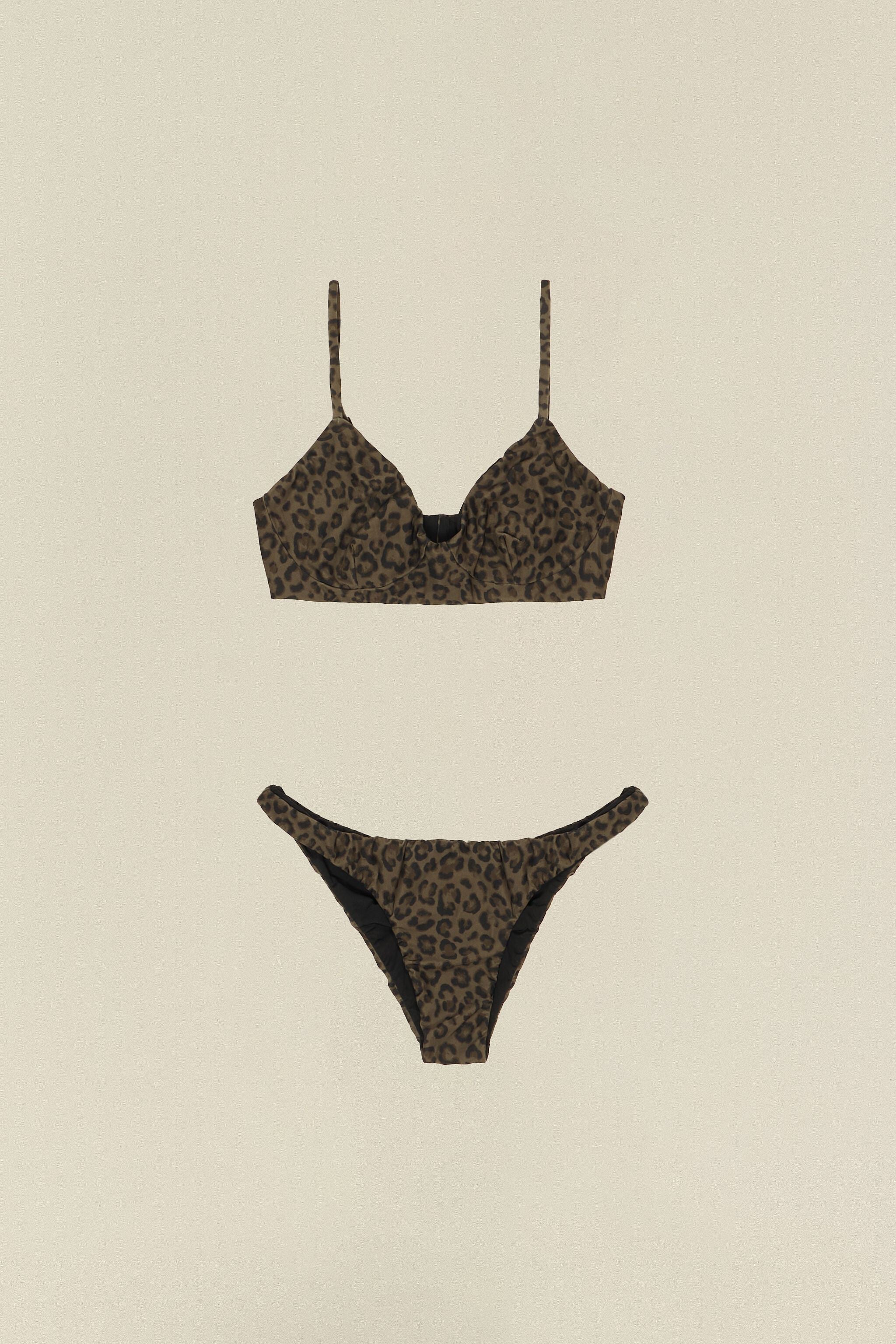 Khaki leopard Daniele bikini