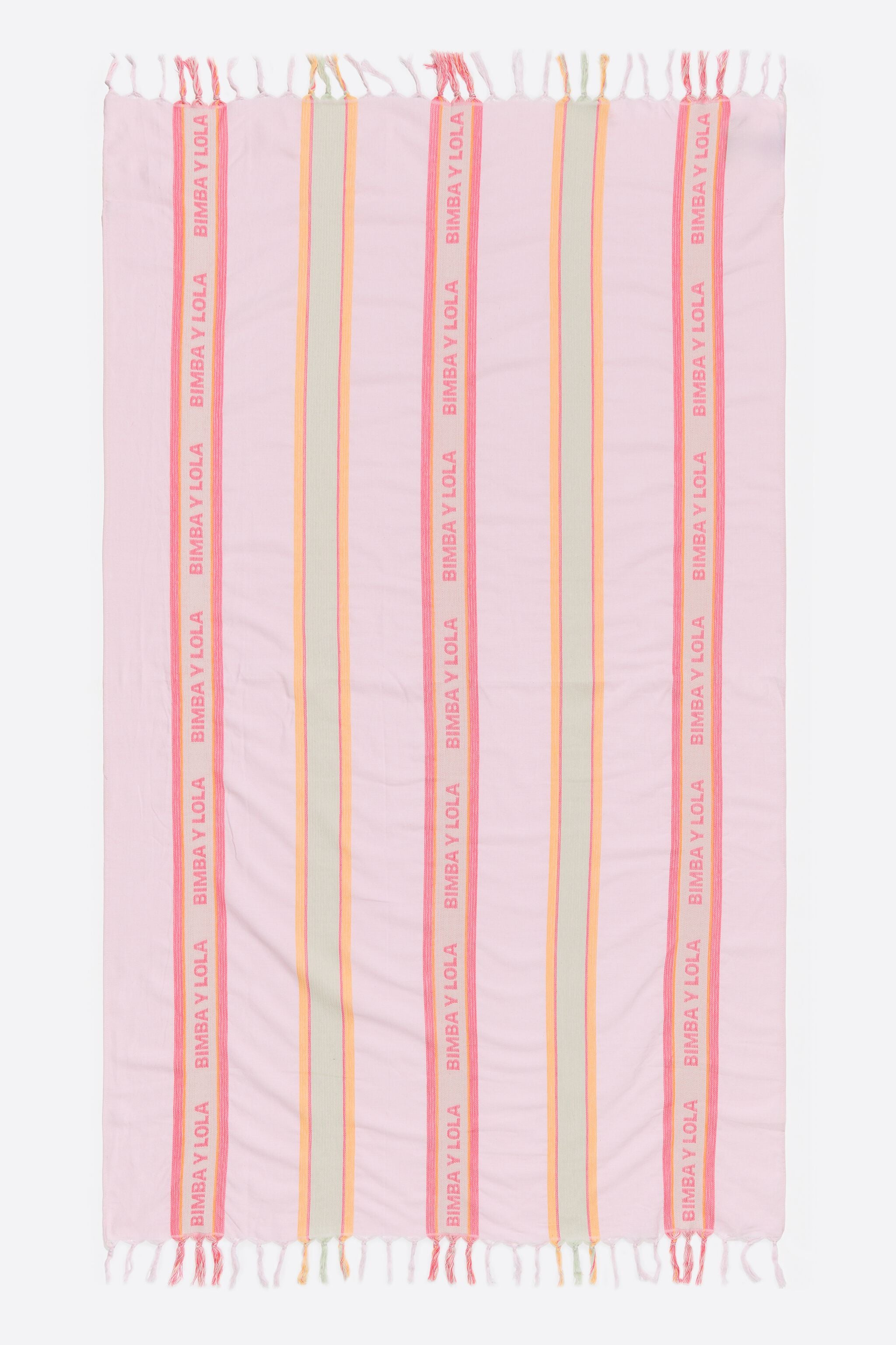 Pink lightweight cotton towel