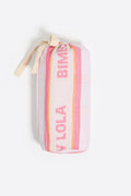 Pink lightweight cotton towel