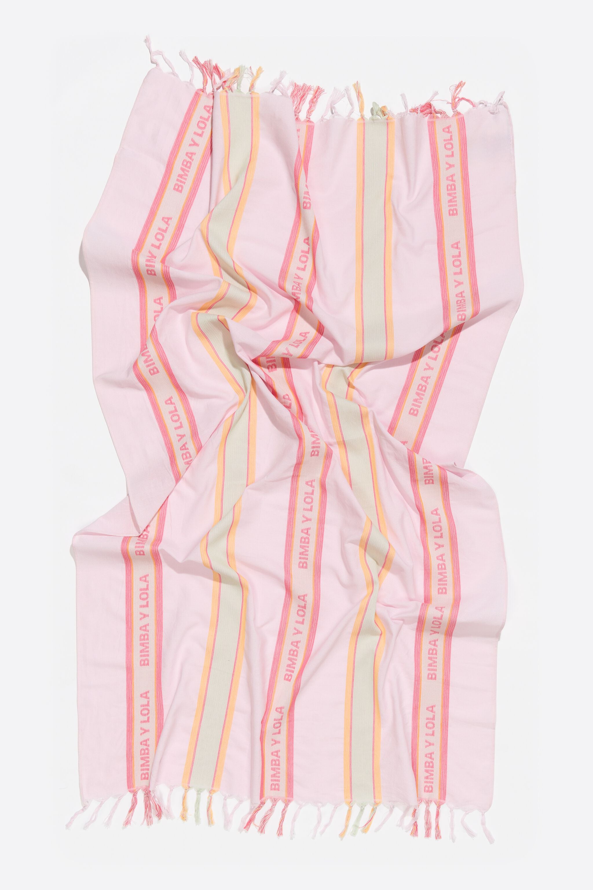 Pink lightweight cotton towel