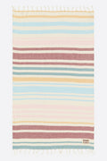 Multicolor striped cotton towel