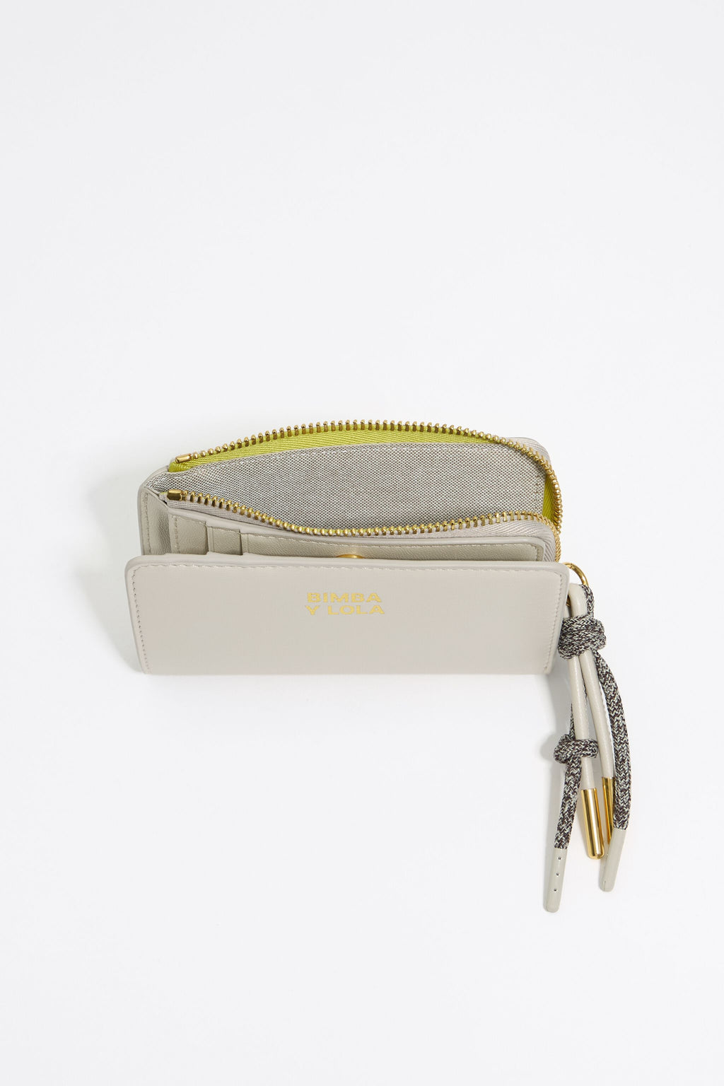 Stone leather purse