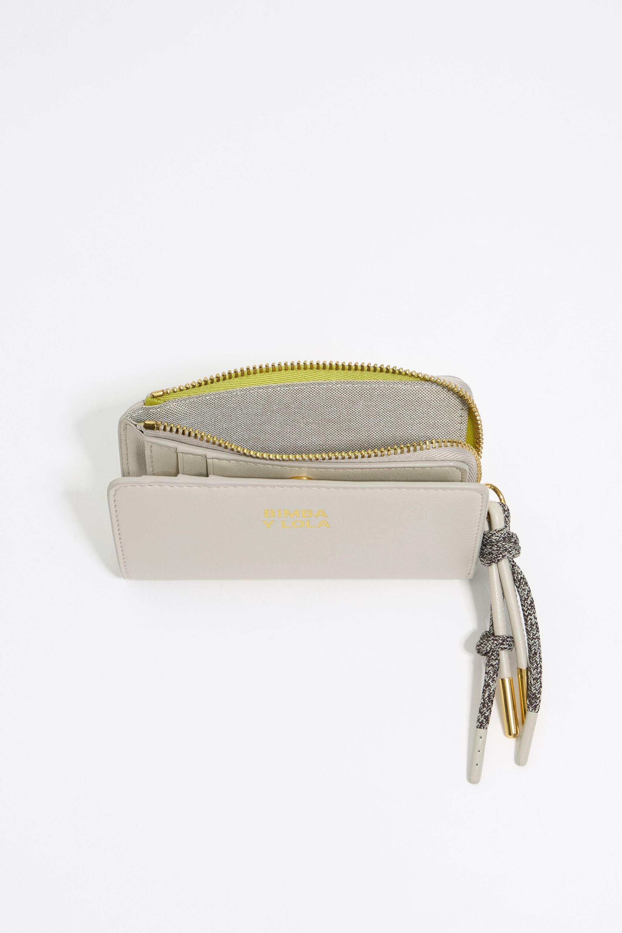 Stone leather purse
