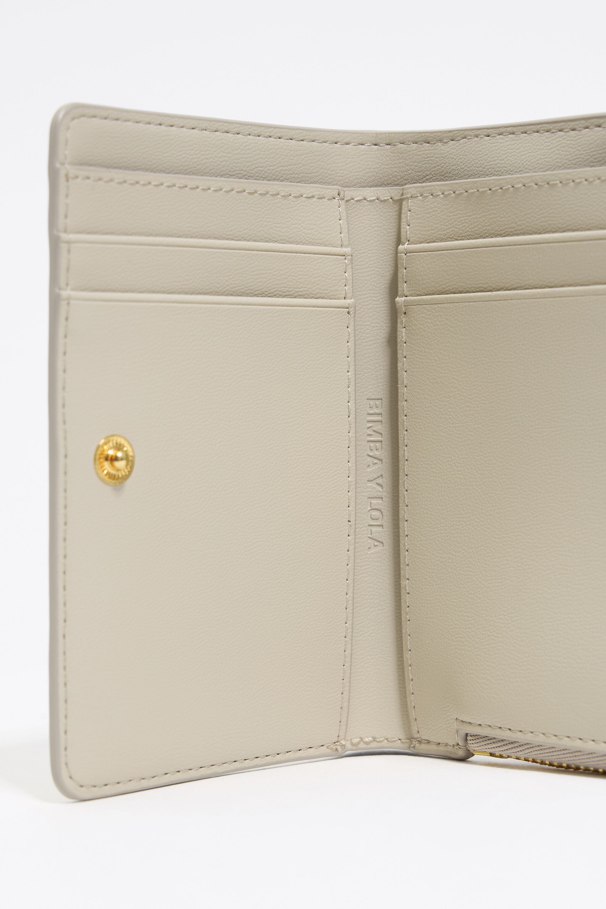 Stone leather purse