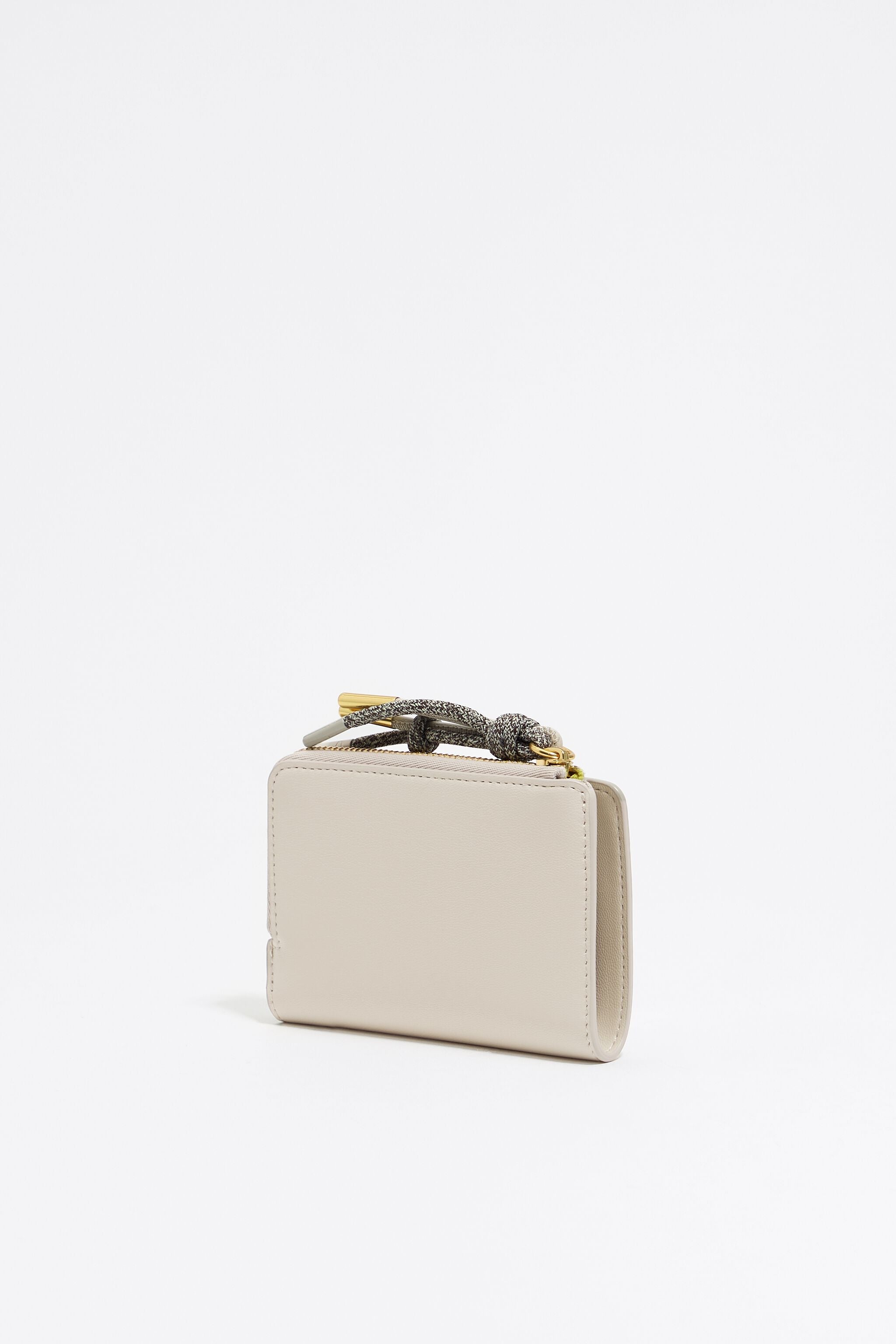 Stone leather purse