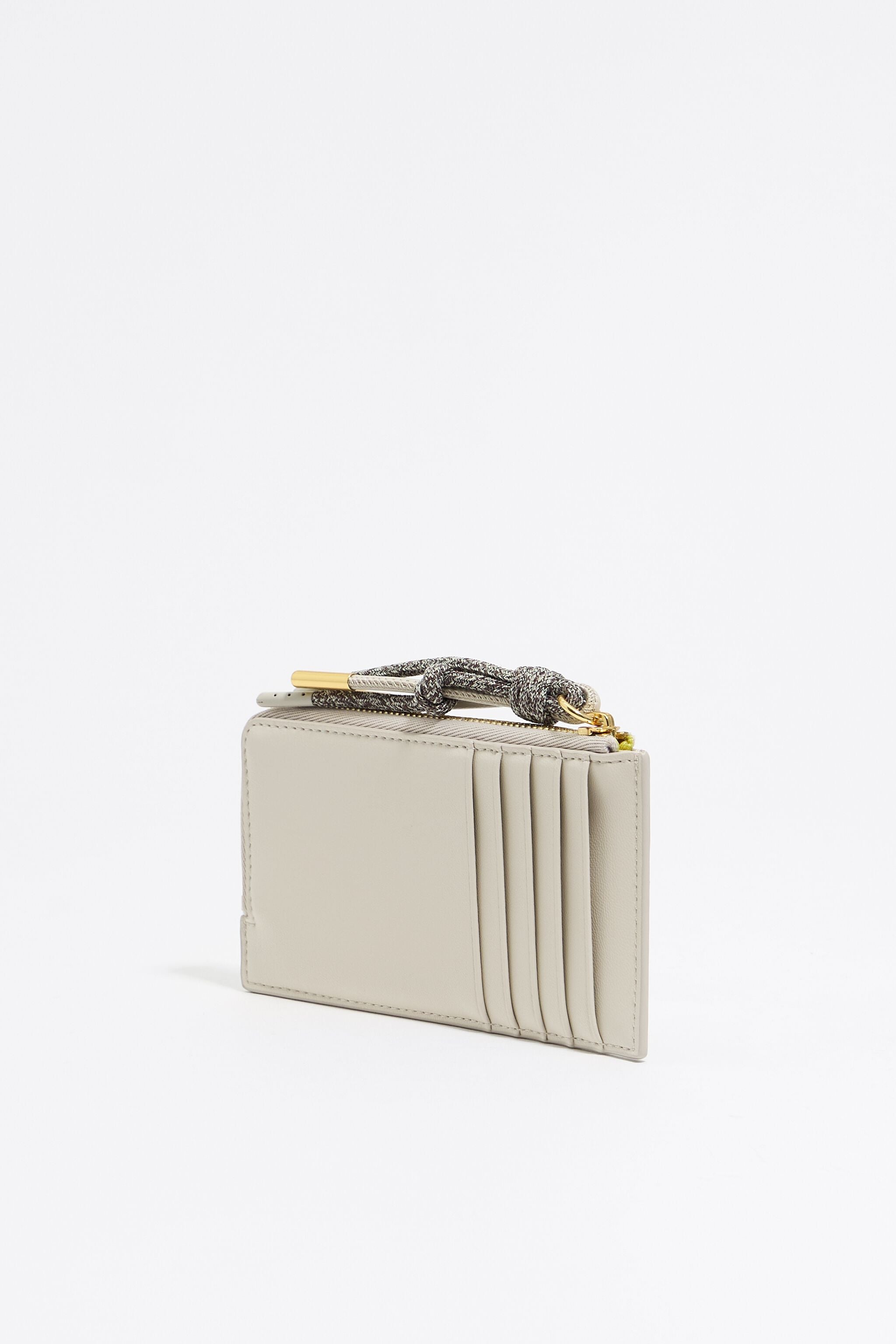 Stone leather card holder/coin purse