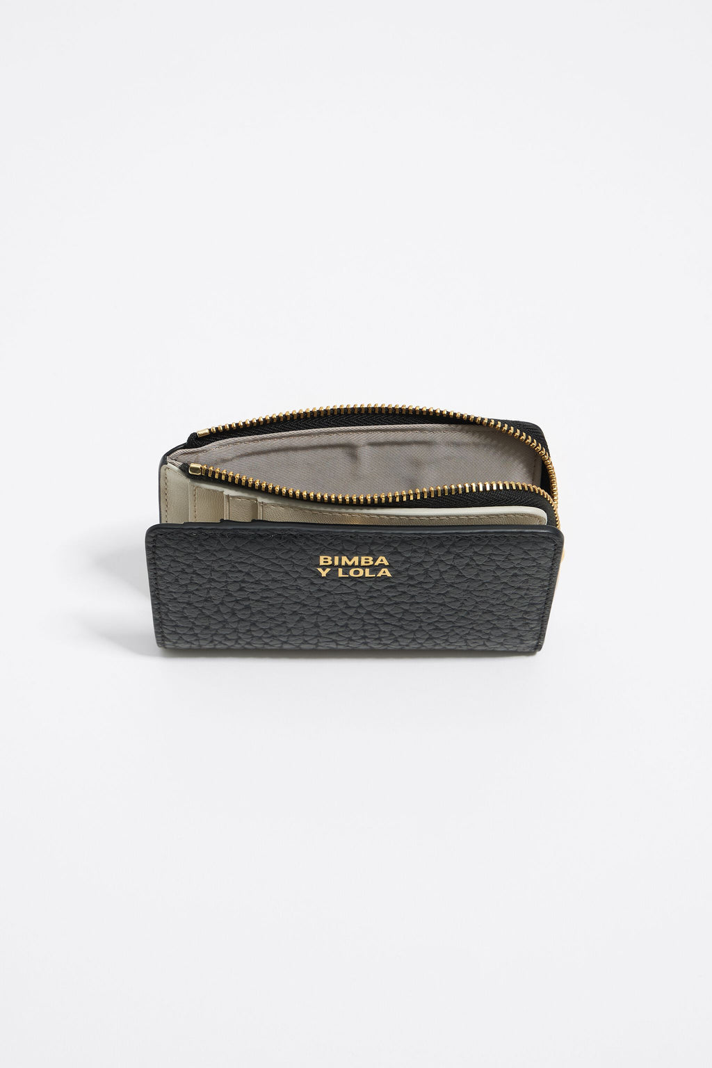 Black leather purse