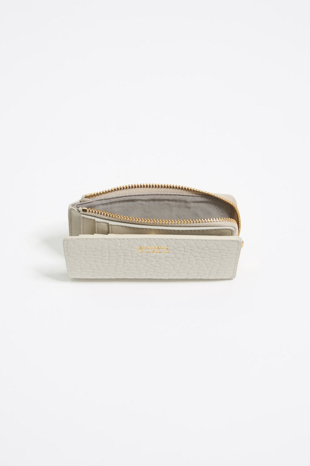 Off-white leather purse
