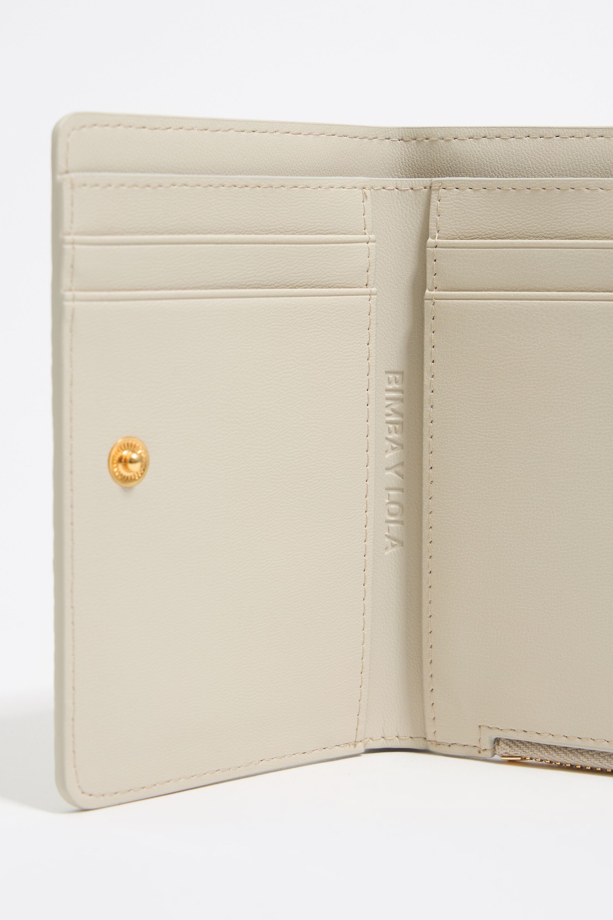 Off-white leather purse