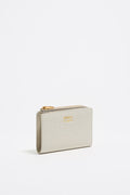 Off-white leather purse