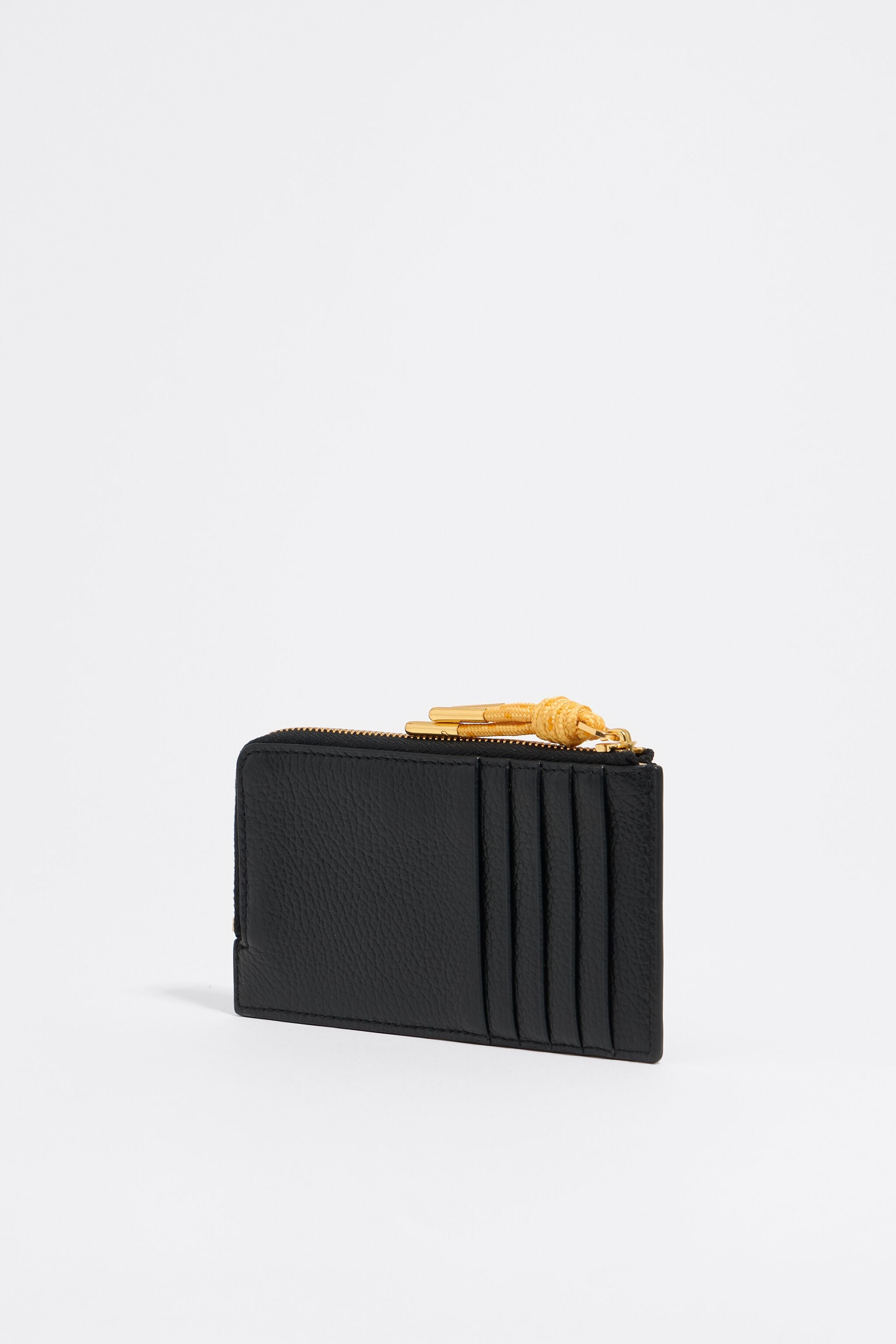 Black leather purse