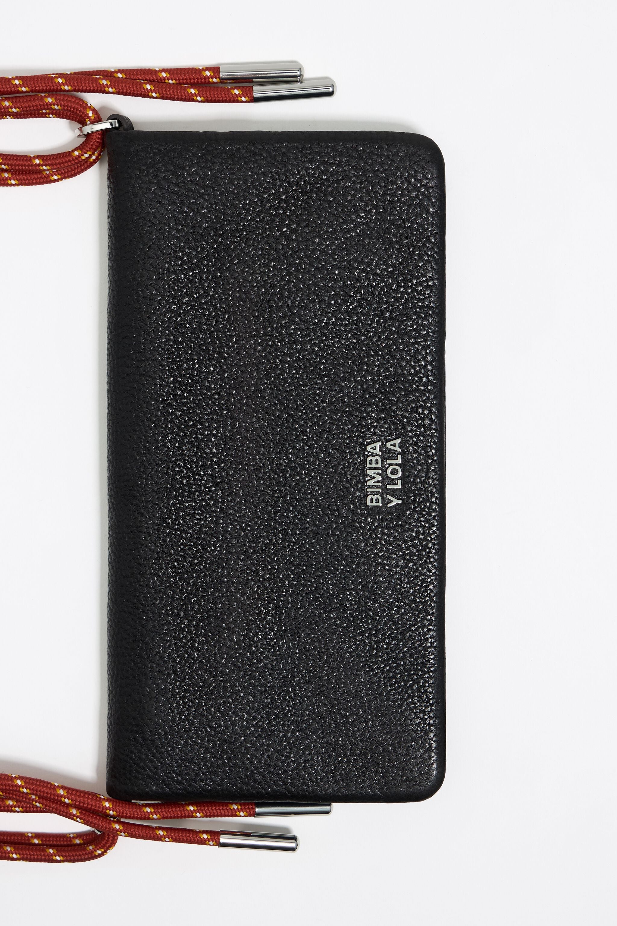 Black leather mini bag