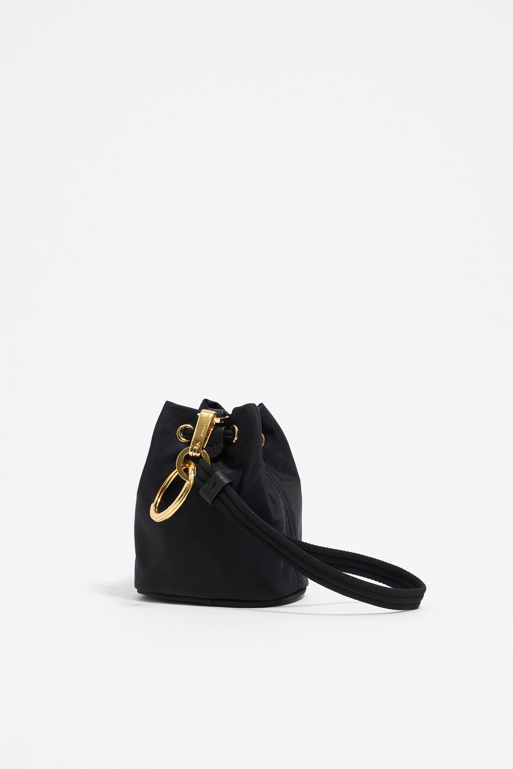 Black nylon make-up case