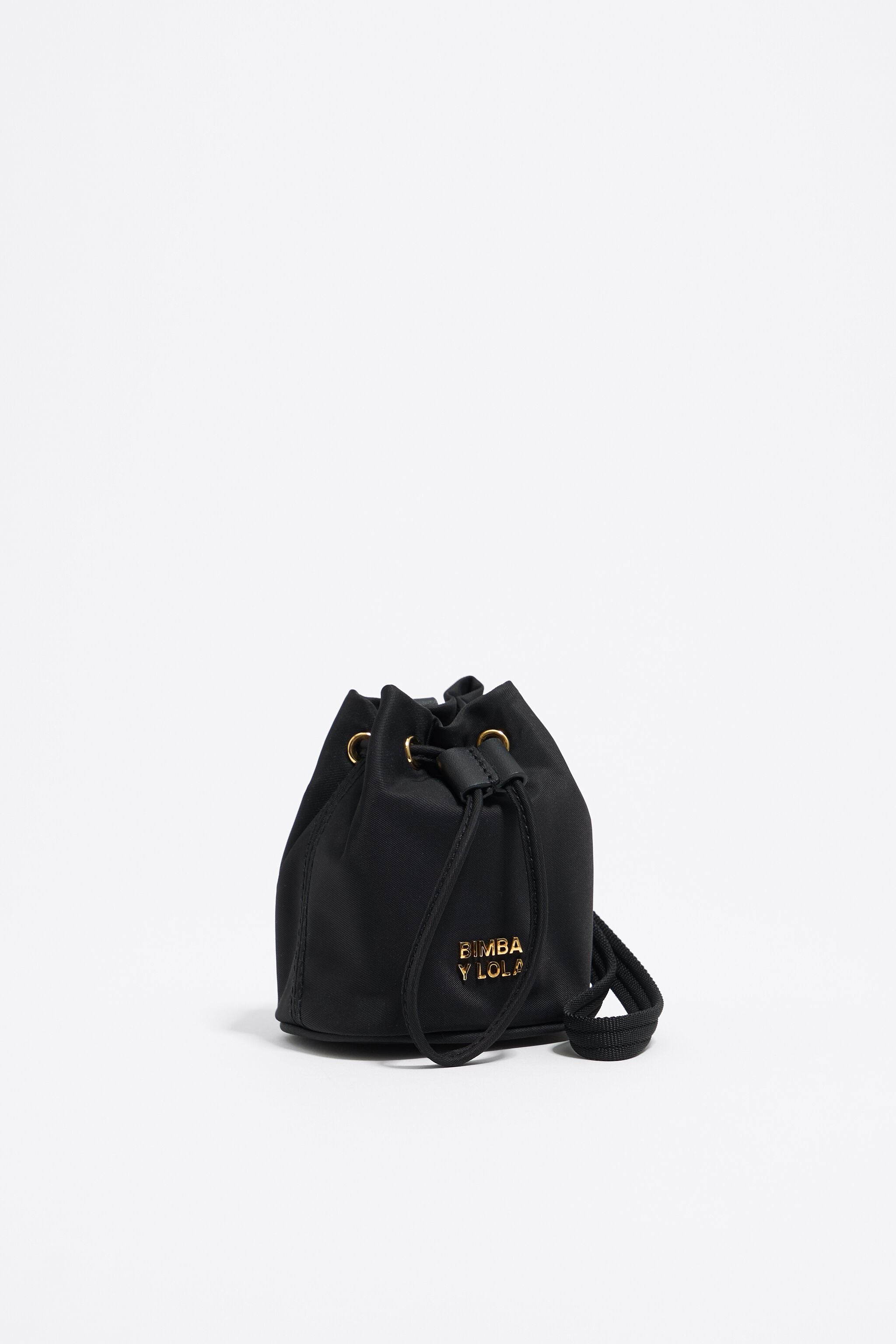 Black nylon make-up case