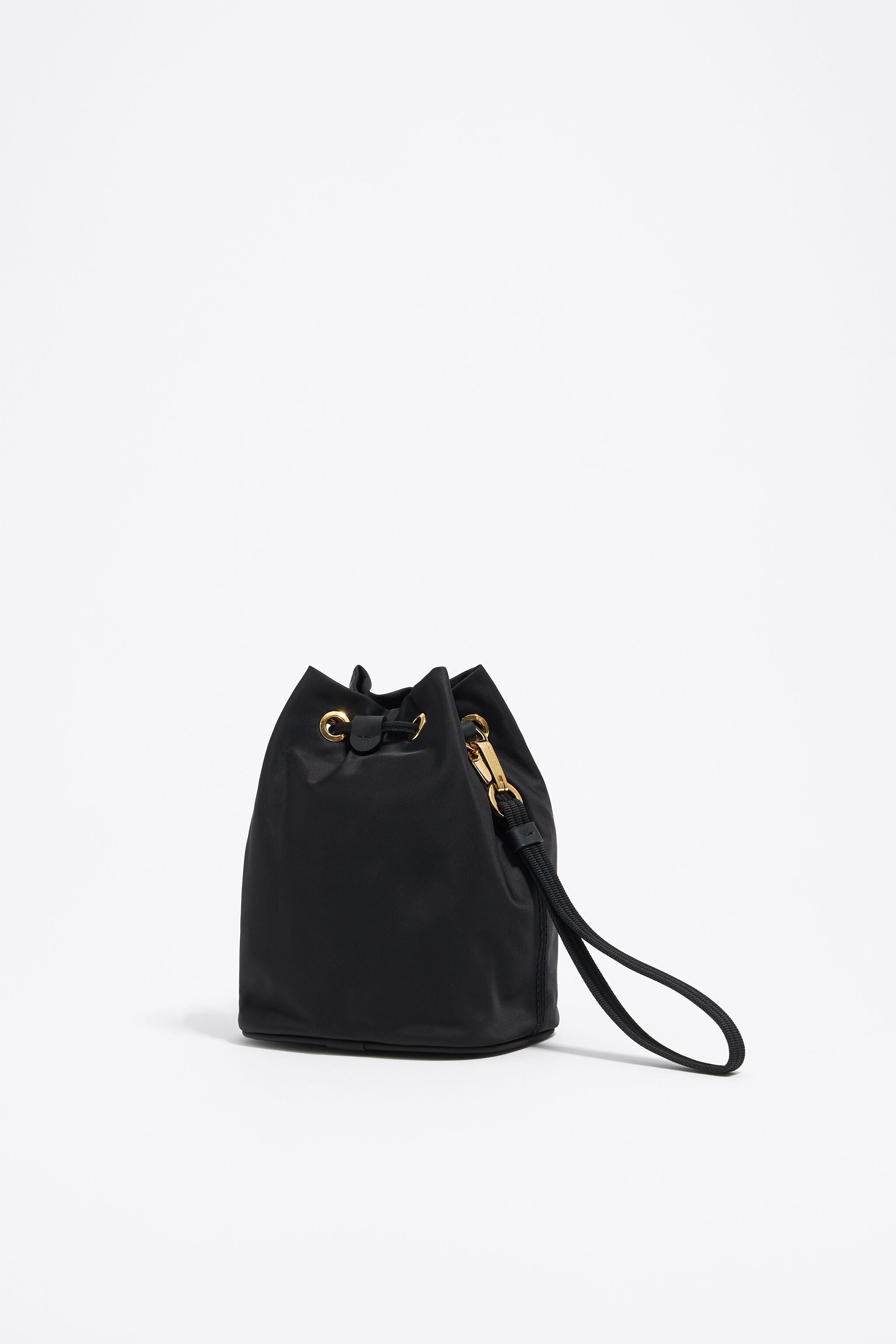 Black nylon make-up case