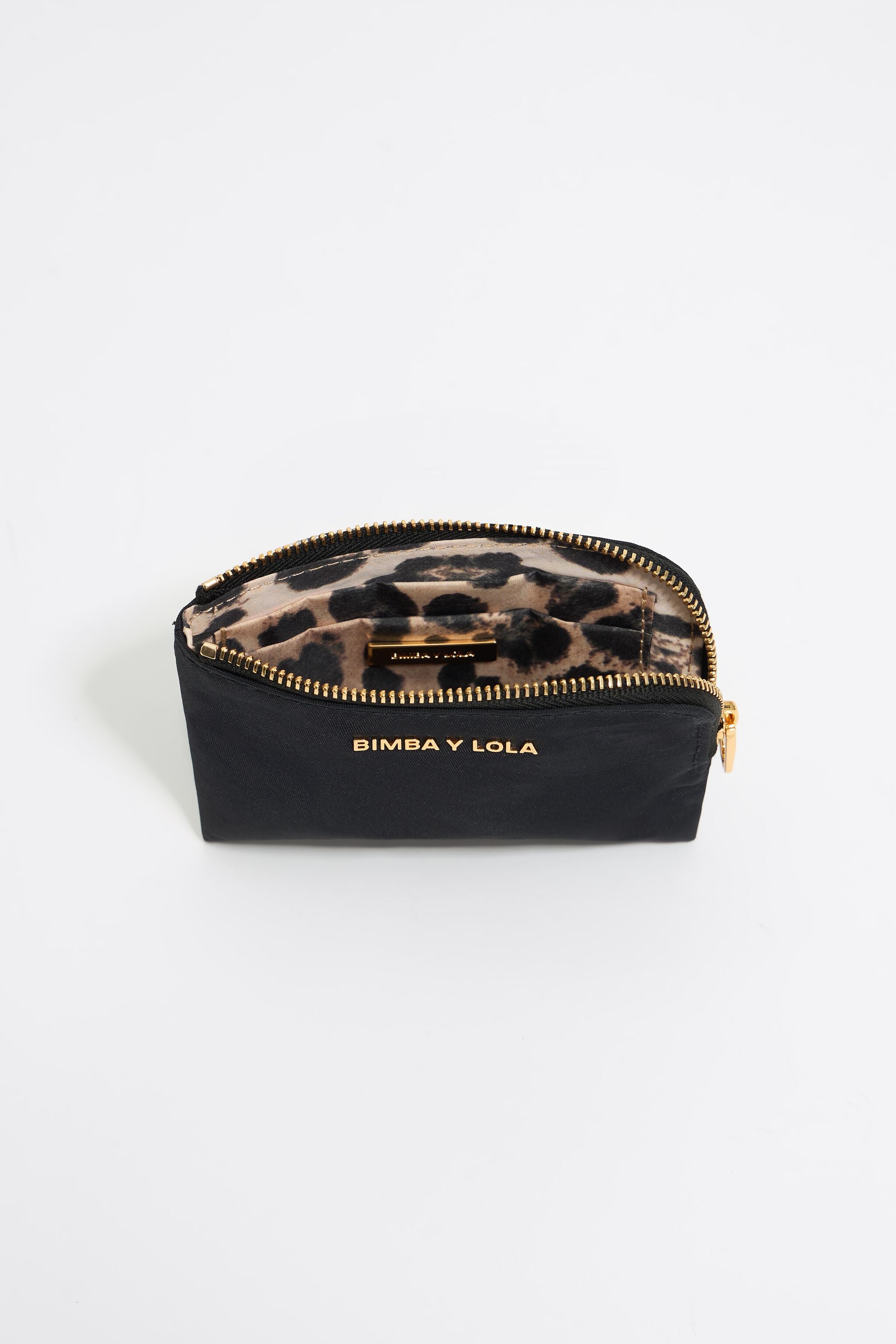 Black nylon coin purse
