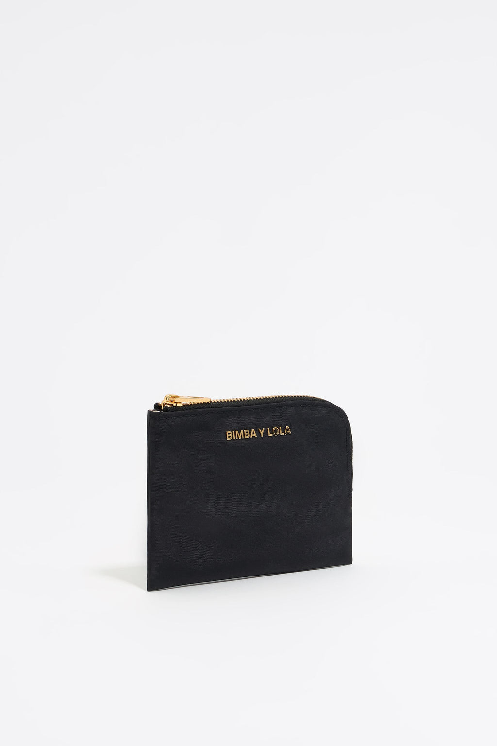 Black nylon coin purse