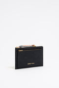 Black nylon double purse