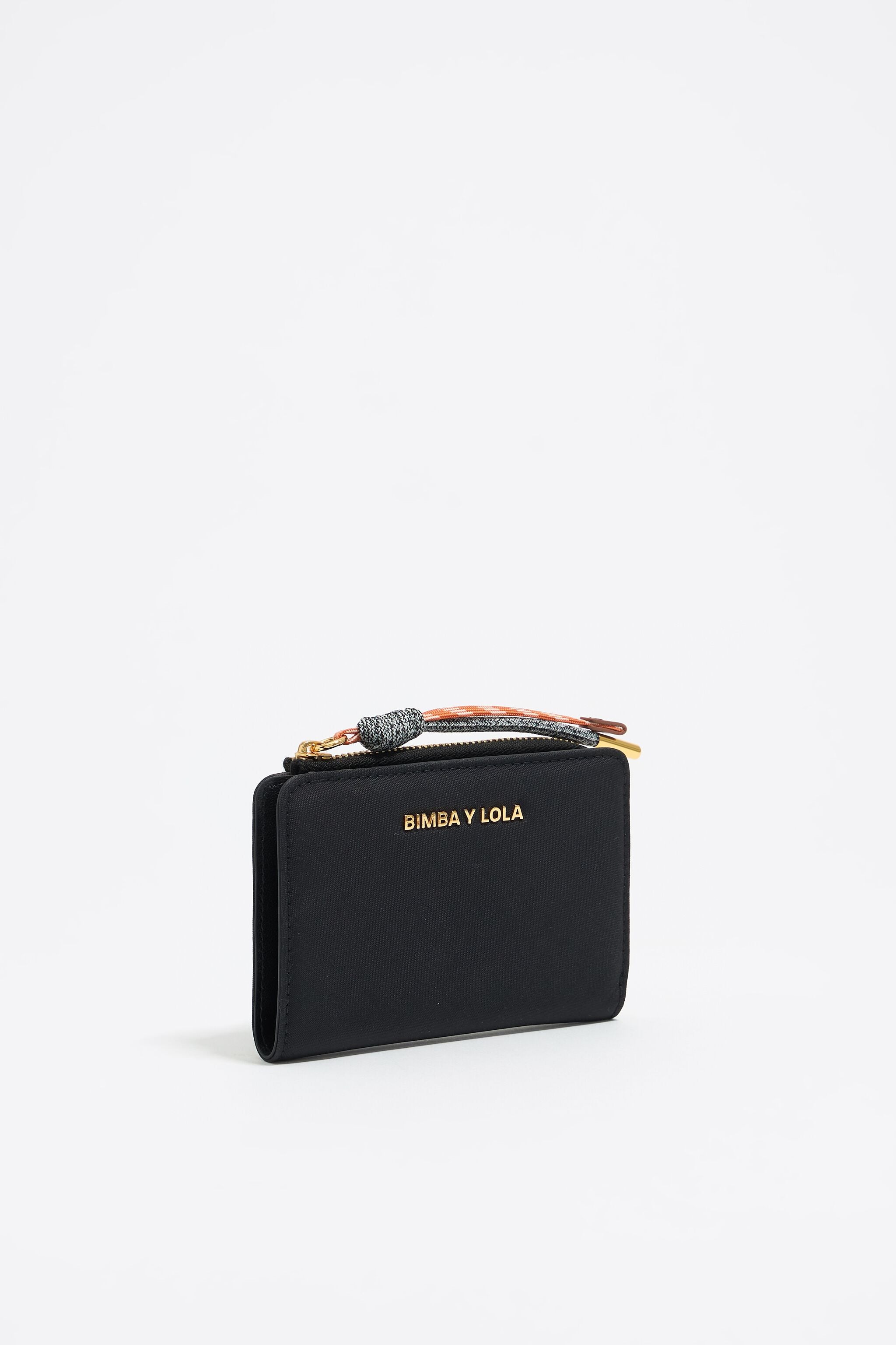 Black nylon purse