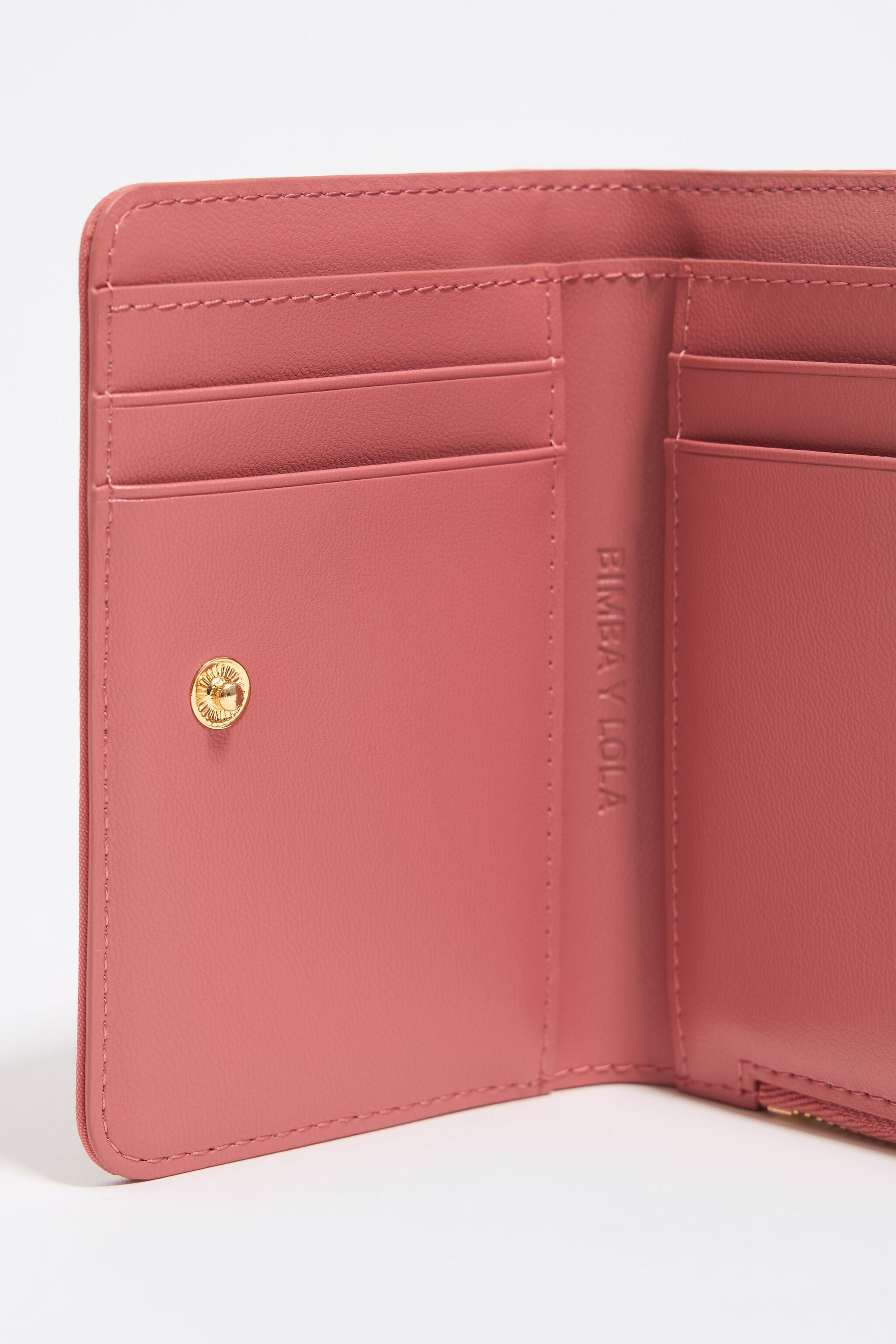 Pink nylon purse