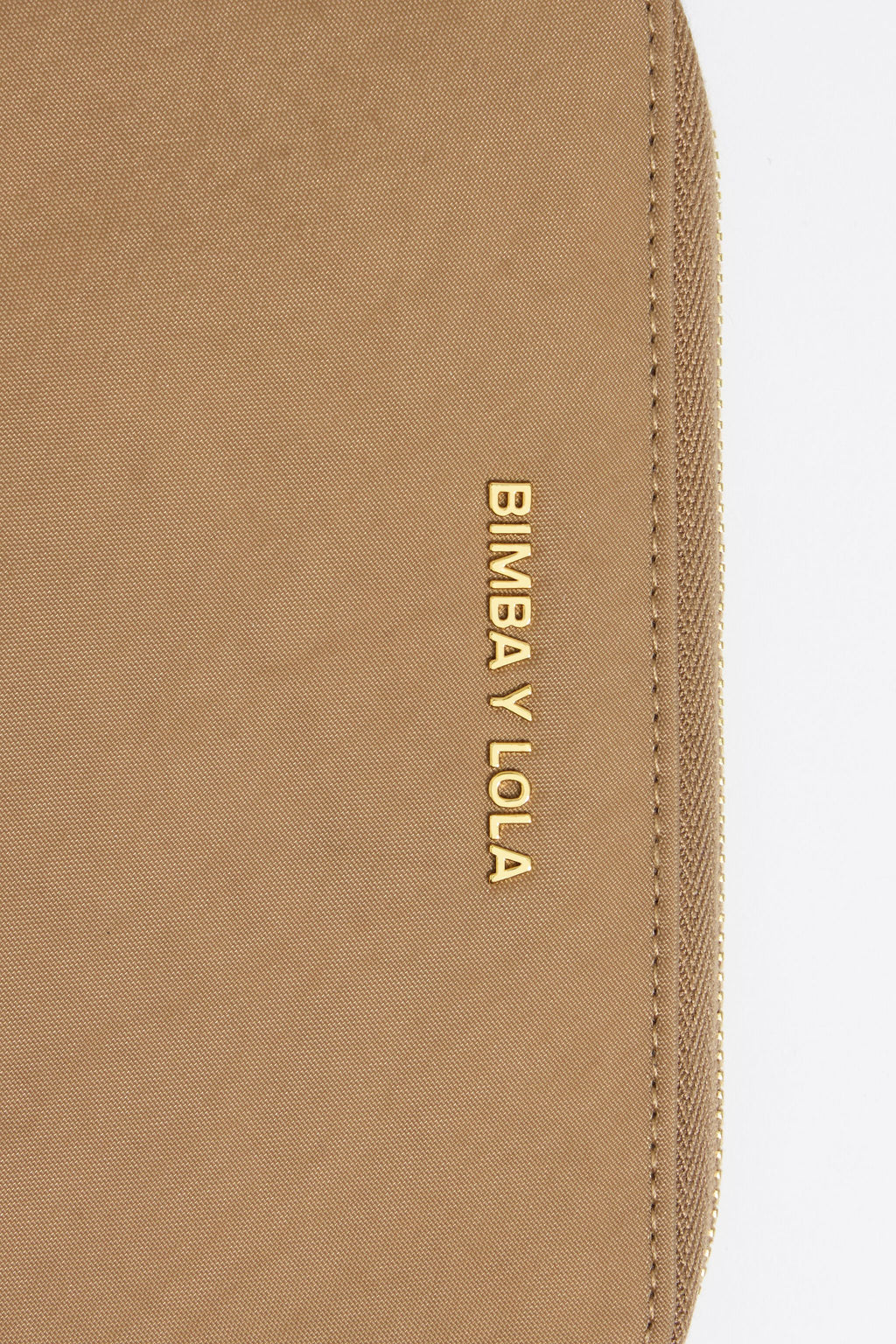 Bark brown nylon wallet