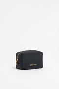 Small black nylon make-up case
