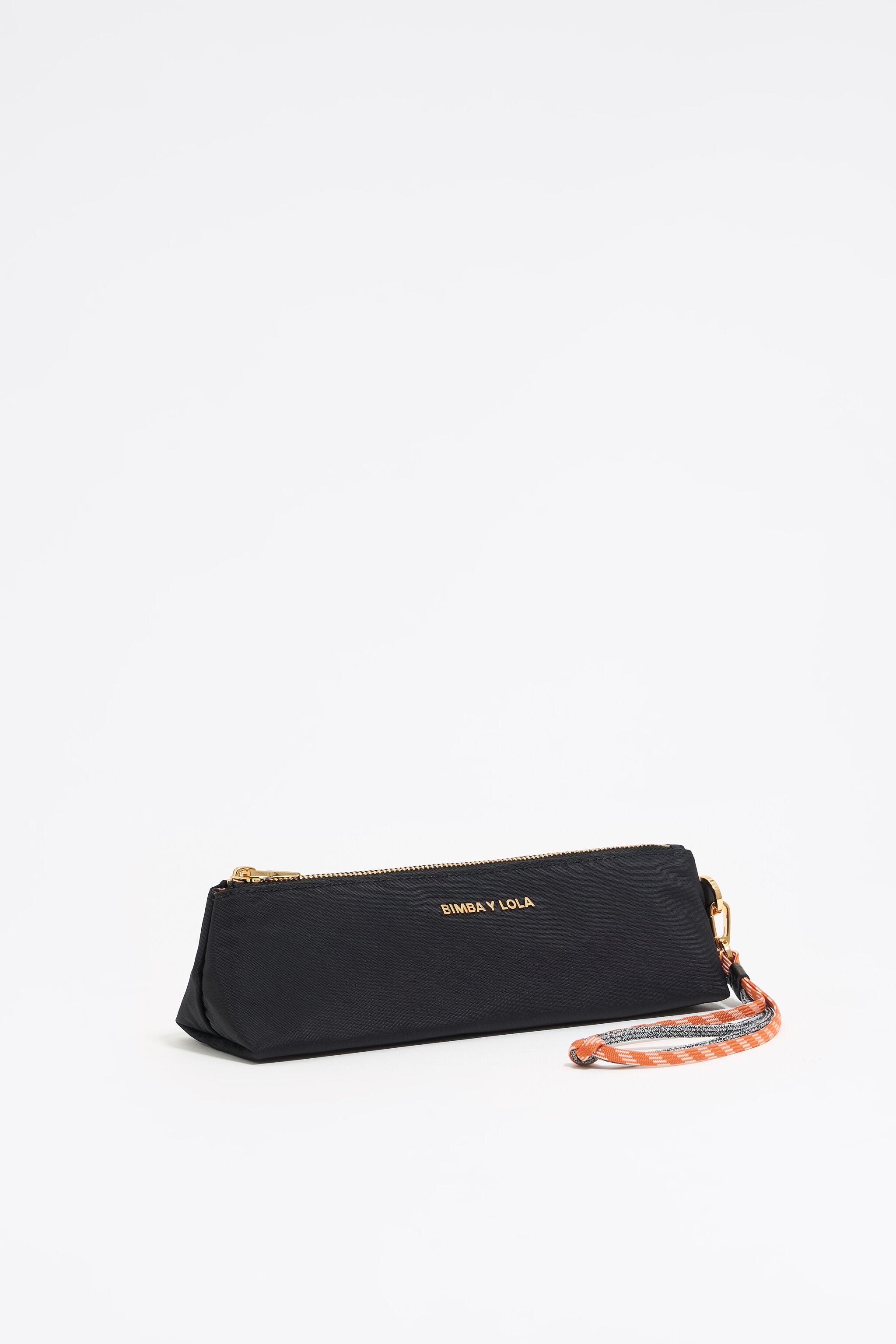 Black nylon make-up case