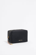 Medium black nylon make-up case