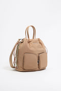 Medium bark nylon multi-pocket bag