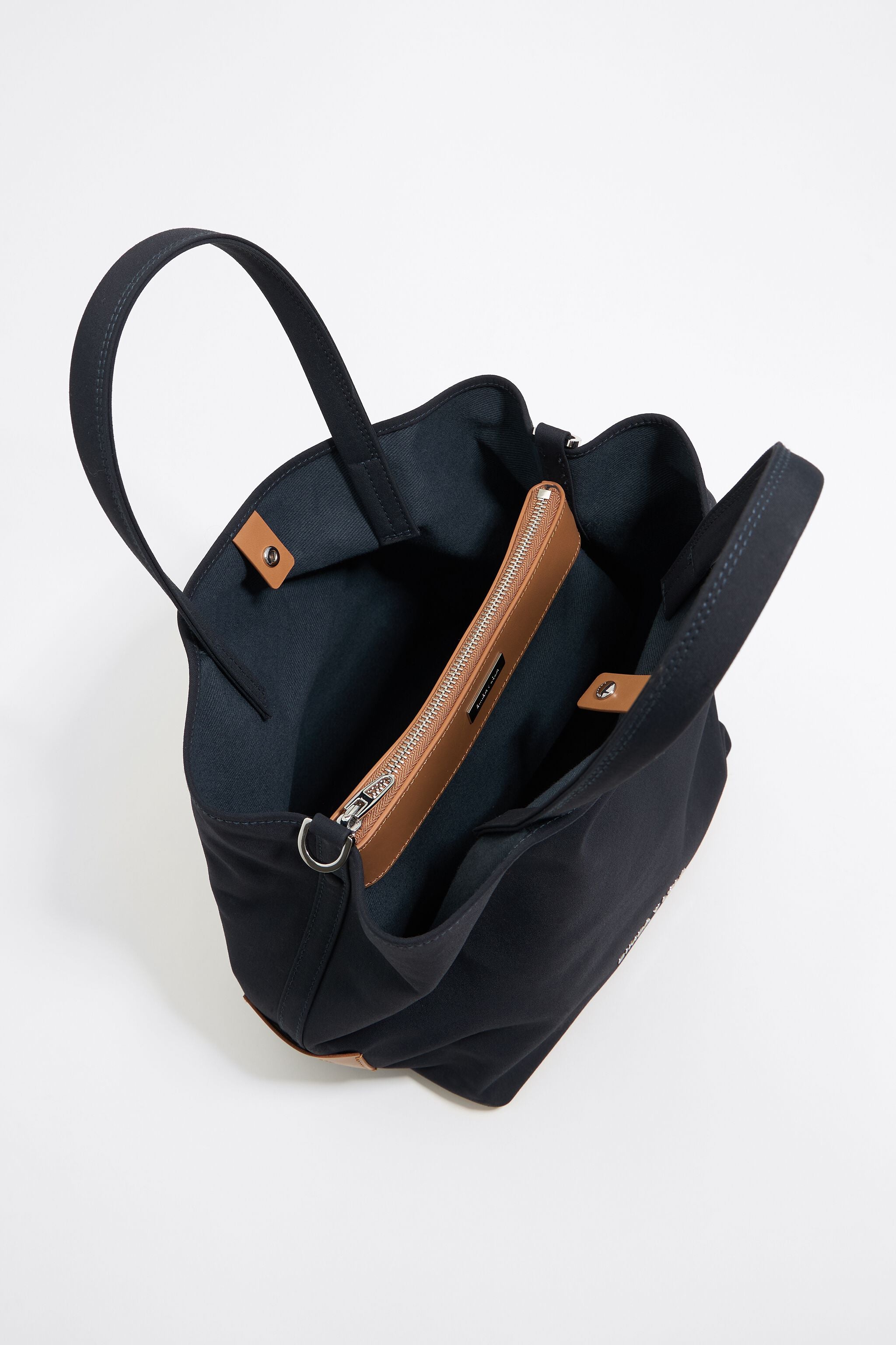 Large midnight nylon Chihuahua shopper bag