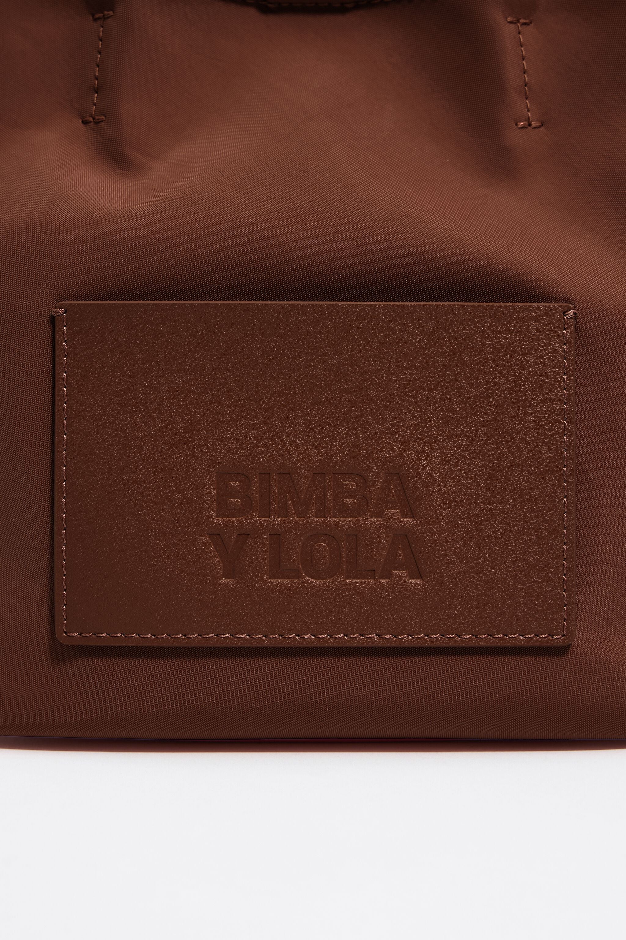 Small brown nylon Chihuahua bag
