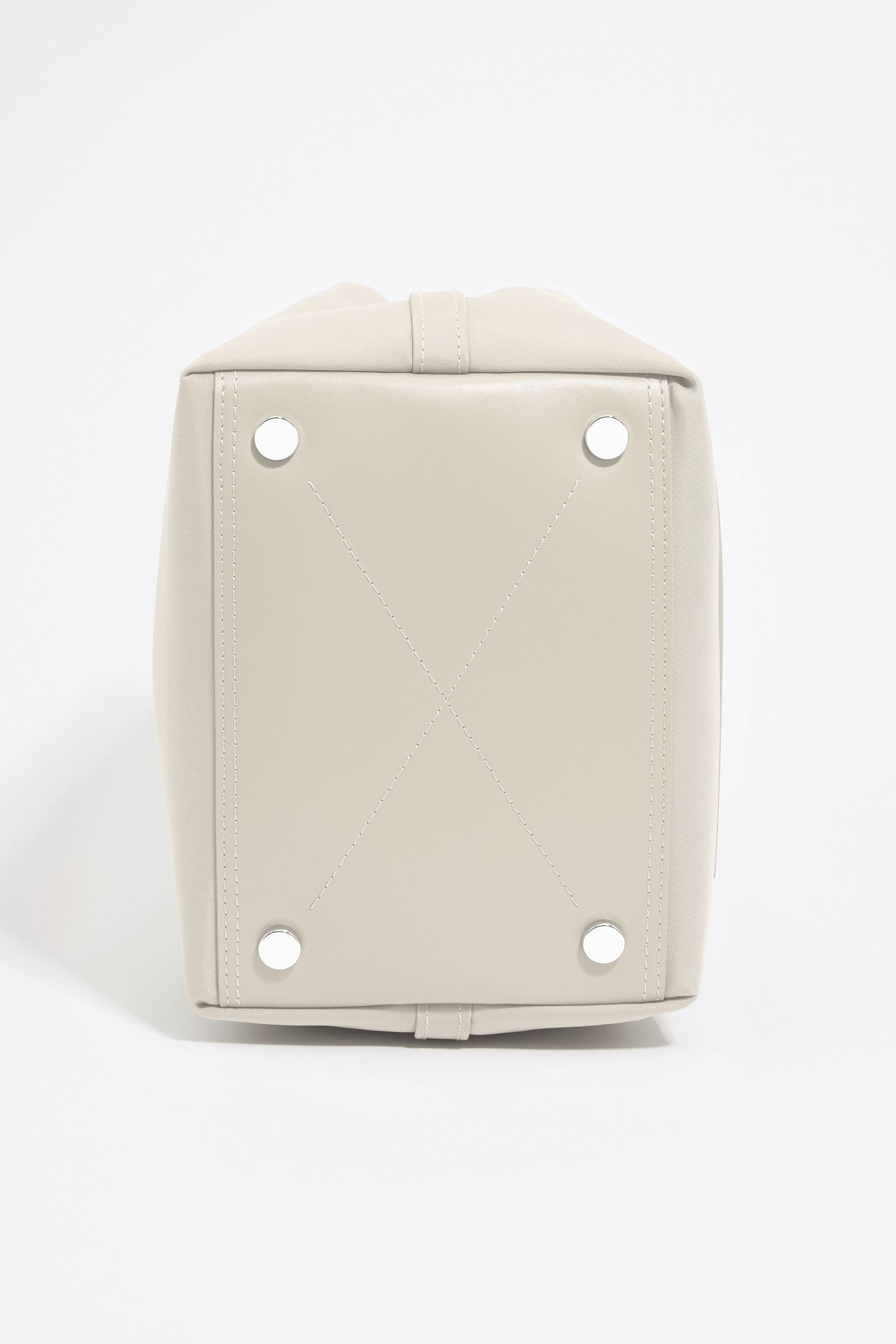Small stone white nylon Chihuahua bag