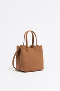 Small cinnamon gabardine Chihuahua bag