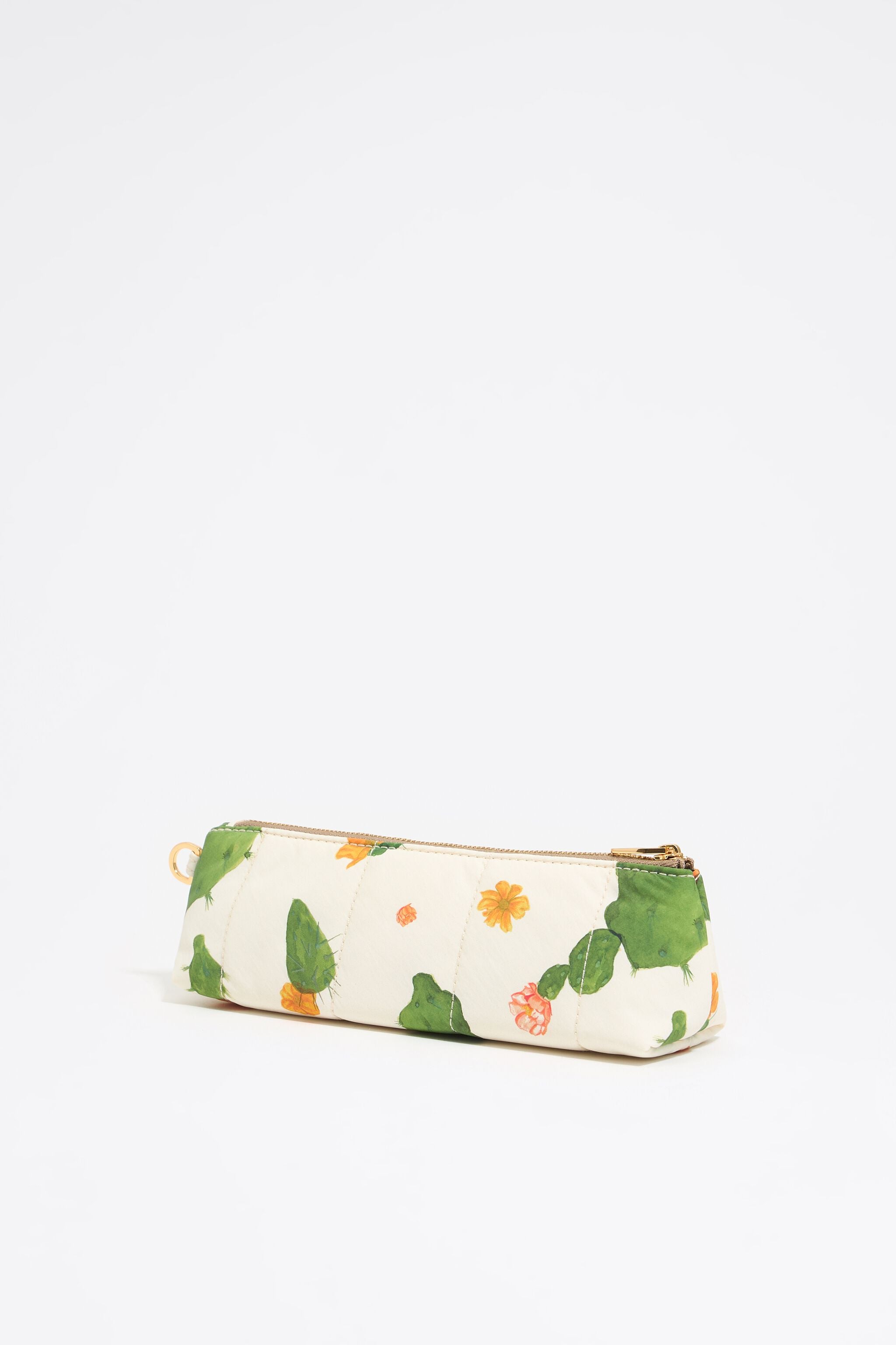 Ivory Cactus nylon make-up case