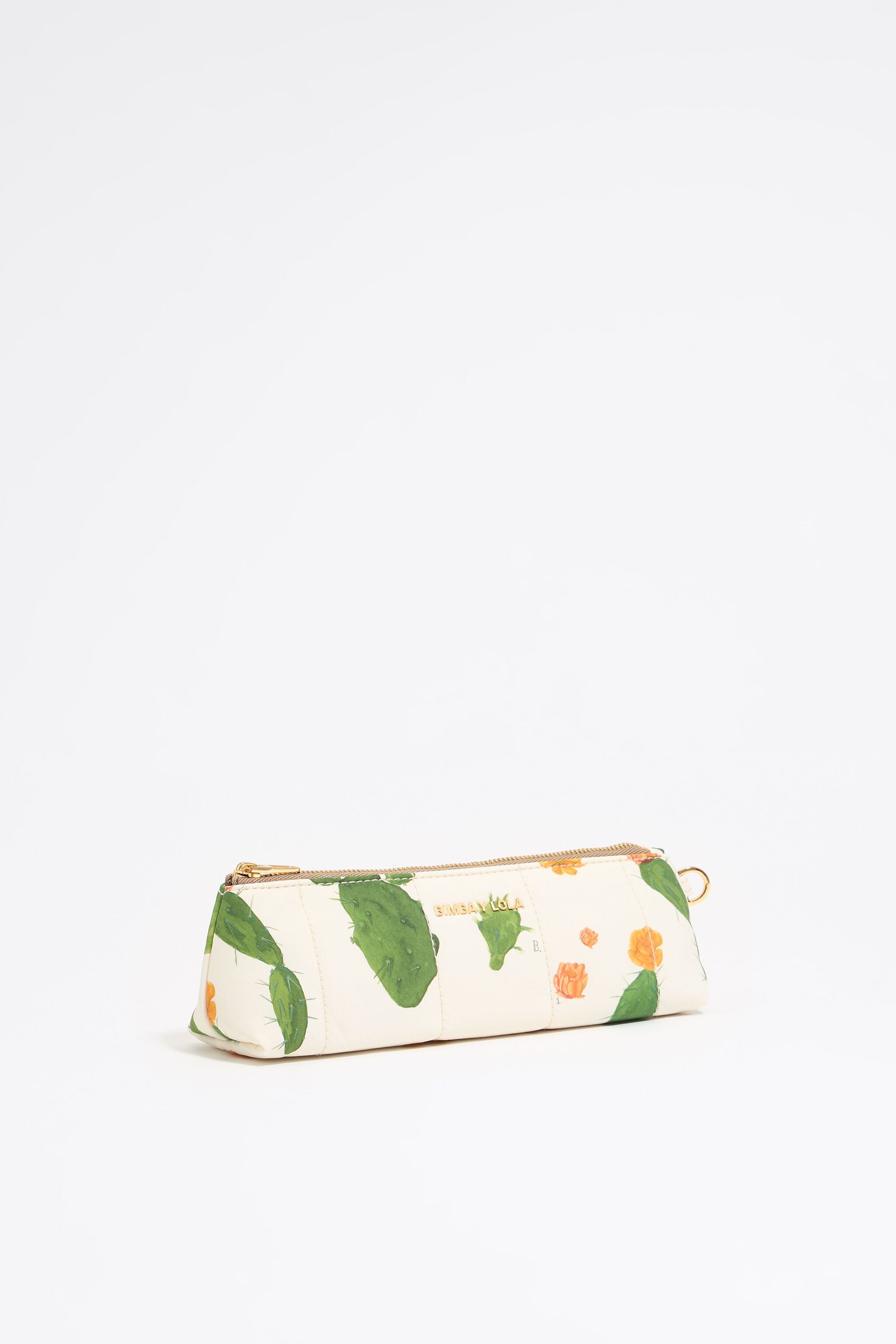 Ivory Cactus nylon make-up case