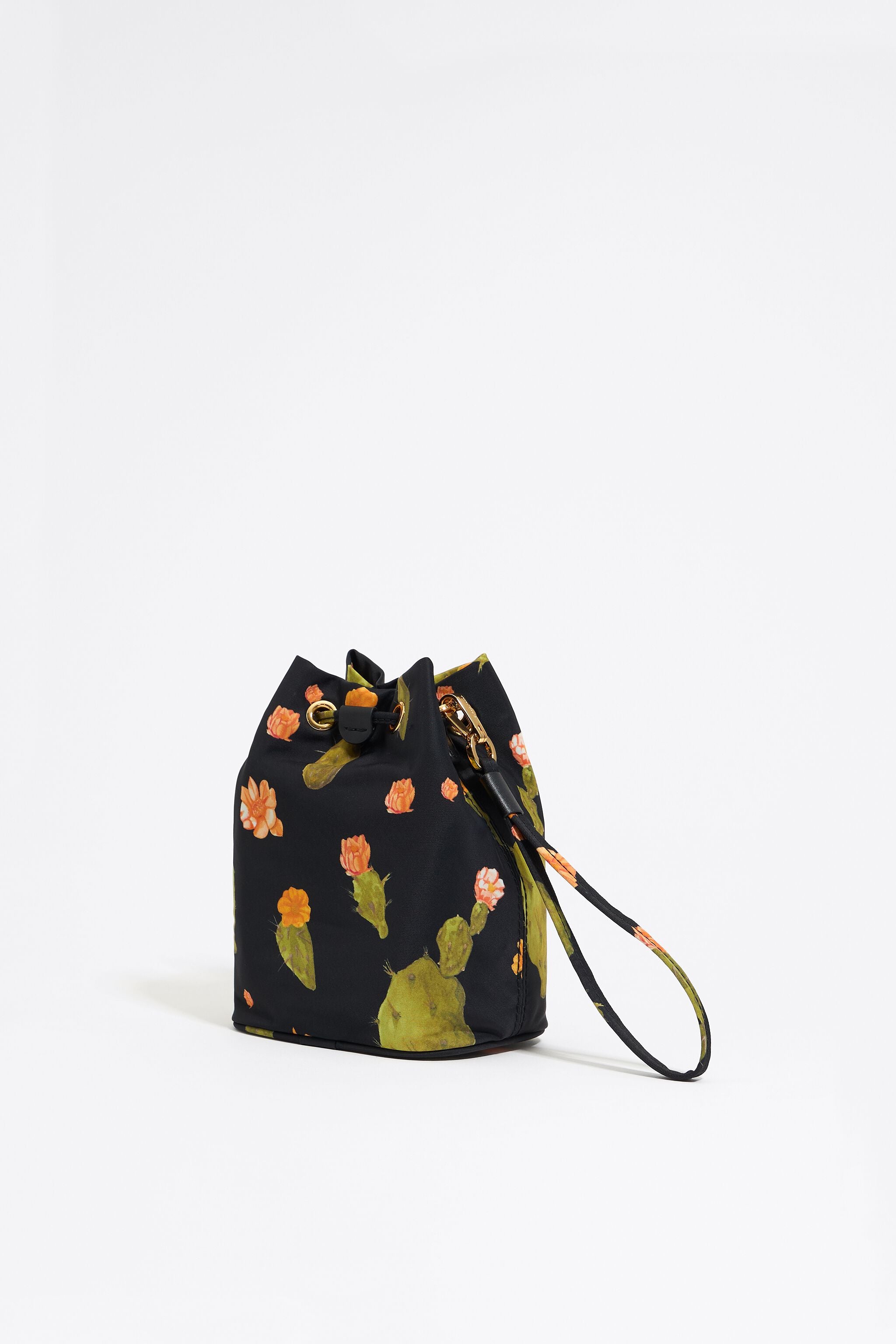Black Cactus nylon make-up case