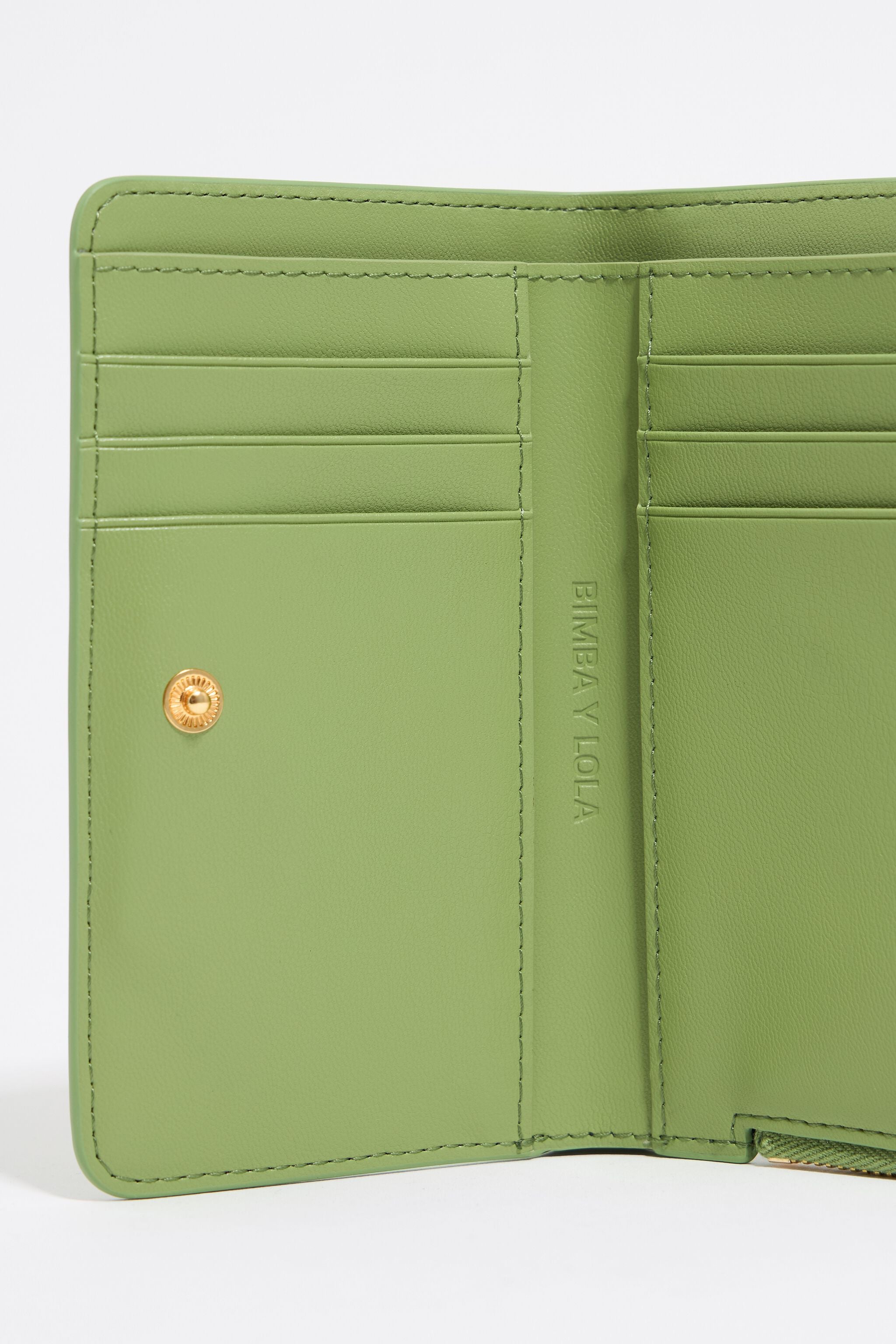 Green Leopard purse