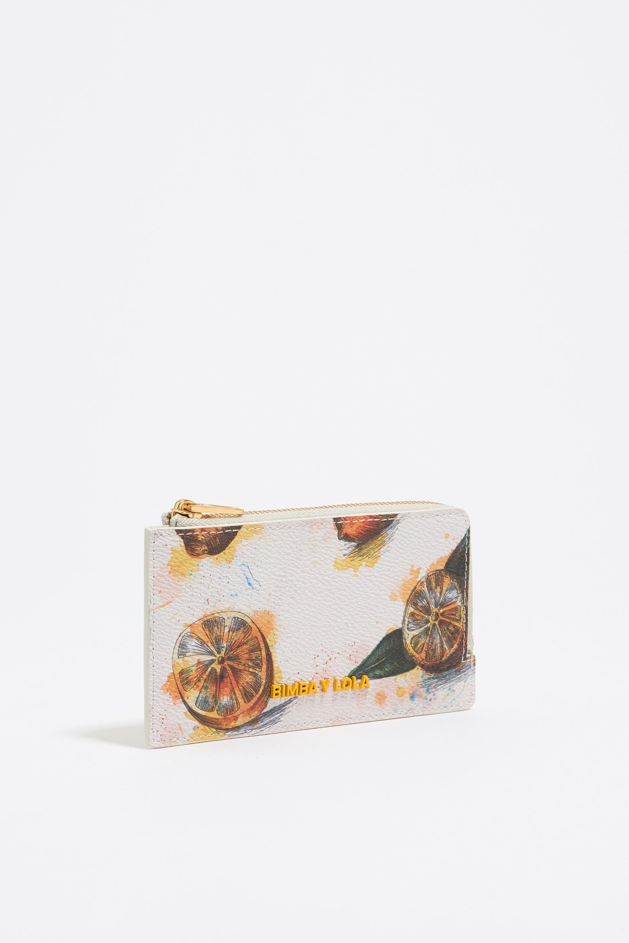 Ivory Lemons card holder/coin purse