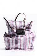 Strawberry linen shoulder bag