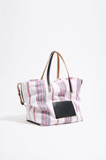Strawberry linen shoulder bag