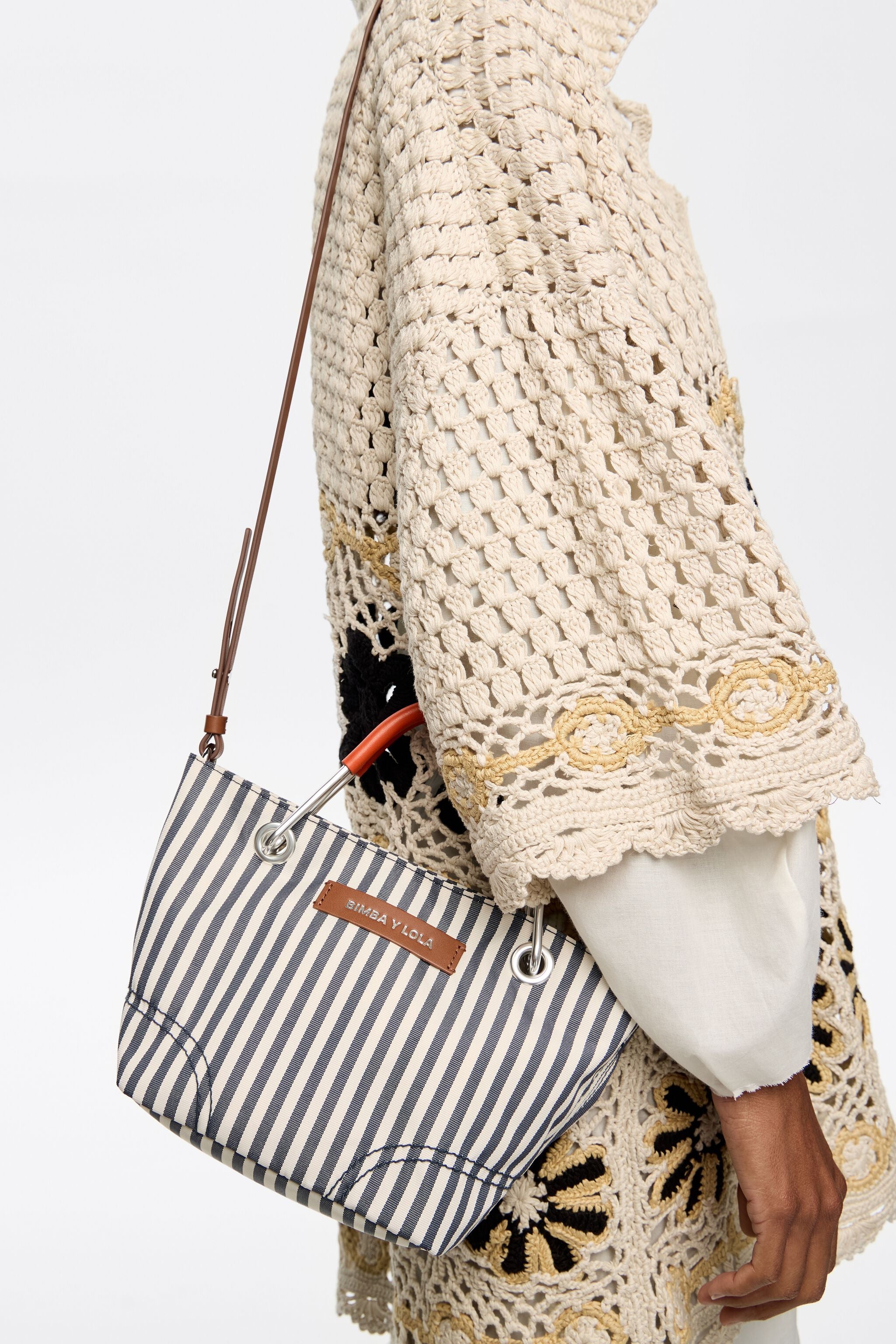 Navy mini Canopy handbag