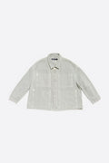 Aquamarine straight denim jacket